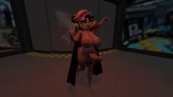 3d callie_(splatoon) daybreaksfm futa_only futanari halloween inkling inkling_futa nintendo pose splatoon squid_sisters thick_thighs vampire