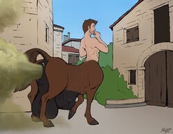 adamtaur alternate_version_available anus ass big_ass big_balls big_butt big_penis centaur donut donut_anus embarrassed embarrassed_nude_male fart fart_cloud fart_everywhere fart_fetish farting gas horse_penis horsecock hyper hyper_anus hyper_balls hyper_fart hyper_farting hyper_genitalia hyper_penis hyper_testicles implied_transformation male male_only public public_exposure public_nudity pucker puckered_anus puckered_butthole sequence sequential sequential_set sheath taur transformation