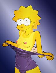 1girls female_only lisa_simpson small_breasts swimsuit the_simpsons yellow_body