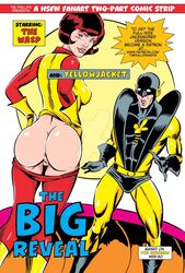 1boy 1boy1girl 1girls ant-man_(series) apple_butt ass avengers big_ass big_breasts big_butt breasts bubble_ass bubble_butt comic dat_ass fanart female hank_pym huge_ass human human_only janet_van_dyne large_ass magazine_cover male marvel marvel_comics parody pinup straight superhero superheroine tim_phillips voluptuous waist wasp_(marvel) wide_hips yellowjacket