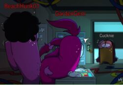 1boy 2girls among_us anal anal_sex connie_maheswaran mahmapuu penis pink_(among_us) pink_body purple_(among_us) spinel_(steven_universe) steven_universe tagme what yellow_(among_us) yellow_body