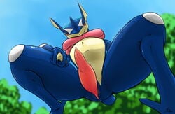 1boy greninja hi_res magpi male male_only nintendo pokémon_(species) pokemon pokemon_(species) solo submissive submissive_male video_games