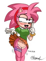 amy_rose busty charredarousal classic_amy_rose female fur furry hourglass_figure pinup pinup_pose pose posing sega sonic_(series) sonic_the_hedgehog_(series) tagme wide_hips