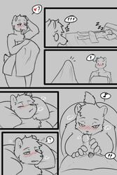 ! 1boy 1boy1girl 1girls 2:3 ? ana_(wbnsfwfactory) anthro big_breasts blowjob blush breasts breath comic duo emanata erection fellatio female female_on_top furry furry_mom_(wbnsfwfactory) genitals half-closed_eyes heart hi_res incest larger_female male mammal monochrome morning_wood mother mother_and_child mother_and_son musical_note narrowed_eyes oral parent parent_and_child penile penis sex simple_background size_difference sleeping smaller_male son sound_effects straight top_heavy towel ursid wbnsfwfactory zzz