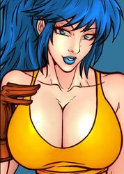 leona heidern from ikari warriors by ngtvisualstudio