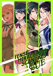 4girls color eleonora_yumizuru fire_emblem kiria_kurono kurono_kiria maiko_shimazaki multiple_girls nintendo oribe_tsubasa revolverwingstudios shimazaki_maiko tokyo_mirage_sessions_#fe yumizuru_eleonora