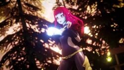 1girls 3d amateurthrowaway animated bouncing_breasts delalicious3 disembodied_penis female fire_emblem fire_emblem_engage forest large_breasts long_hair nintendo outdoors paizuri penis red_eyes red_hair sound star_(symbol) tattoo titjob video voice_acted yunaka_(fire_emblem)