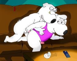 anthro brian_griffin dog family_guy flamingbeaver gay jasper_(family_guy) male male_only sex tagme