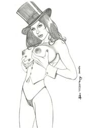 alex_miranda black_and_white dc female homo_magi jla justice_league justice_league_of_america monochrome sentinels_of_magic seven_soldiers_of_victory solo straight_hair zatanna