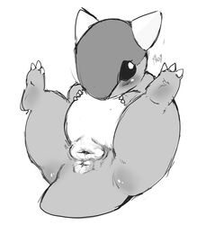 2009 anus blush cute kangaskhan moe pokémon_(species) pokemon purplekecleon pussy thighs uncensored