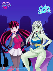 draculaura frankie_stein futanari glamourpink monster_high tagme