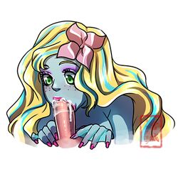 female kinkycatbot lagoona_blue monster_high tagme unseen_male_face