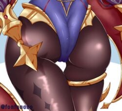 mona (genshin impact) from genshin impact by fonfonoso