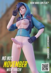 1futa 3d big_balls big_penis blender breasts chainsmoker comic erection futa_only futanari graffiti_tracer highres lena_oxton looking_at_viewer nipples no_nut_november overwatch overwatch_2 solo_futa tracer