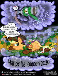 aj_and_cursed_pumpkins anus apple applejack_(mlp) ass clothing comic crotchboobs english_text equid equine female fluttershyfann80085 food footwear forced freckles friendship_is_magic fruit genitals halloween hasbro hi_res holiday_message holidays horse mammal mouth_hold my_little_pony nipples nude panties plant pony pumpkin pussy rape socks solo spread_pussy spreading tentacle tentacle_rape tentacle_sex text underwear url