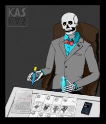 cksks death_and_taxes gay grim_reaper male masturbation office penis skeleton suit