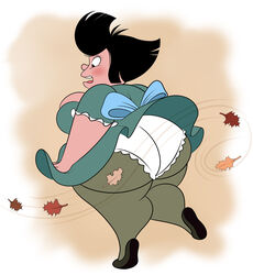 ass big_ass bloomers bloomers_(victorian) chubby clothed disney female human large_ass shortstack solo tagme the_adventures_of_ichabod_and_mr._toad tilda_(sleepy_hollow) wind_lift