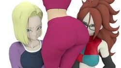 3d android_18 android_21 android_21_(human) animated ass ass_focus ass_jiggle ass_shake big_ass blonde_hair bouncing_ass brown_hair bubble_ass bubble_butt dragon_ball dragon_ball_fighterz dragon_ball_super fat_ass female_face_near_ass huge_ass kefla kishi no_sound saiyan shounen_jump source_filmmaker tagme teasing thick_ass thick_legs thick_thighs tight_clothing twerking video voluptuous