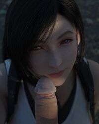 tifa lockhart from final fantasy by psuedodog