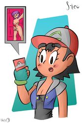 ashley_(pokemon) clothing fanart futanari nintendo pokemon pokemon_trainer rule_63 video_games