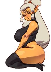 age_of_calamity big_ass big_breasts breath_of_the_wild busty clothing curvy exposed_ass hyrule_warriors:_age_of_calamity impa impa_(age_of_calamity) looking_at_viewer pawg paya_(the_legend_of_zelda) sheikah the_legend_of_zelda tight tod0231 venus_body voluptuous