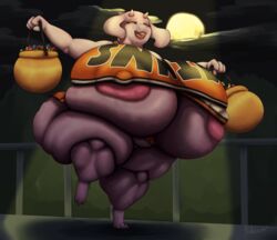 1girls anthro areolae ass bbw breasts candy cheerleader_uniform chubby chubby_female fat female goat halloween hips horns hyper hyper_ass hyper_breasts large_ass large_breast large_butt milf mother nipple_bulge overweight rahiros skirt ssbbw thick_thighs thighs toriel undertale white_fur wide_hips