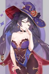 mona (genshin impact) from genshin impact by kemile
