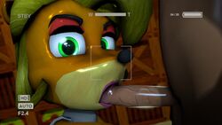 3d animated anthro blowjob camera camera_view coco_bandicoot crash_(series) crash_bandicoot_(series) fellatio female female/male filming fur furry green_eyes large_penis looking_at_viewer loop makeup male munamauno no_sound oral sfm source_filmmaker video