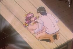 1990s 1boy 1girls 20th_century 90s akagawa_rika animated blush bondage bound_feet brown_hair elf_(company) female film_set filming glasses hair_ribbon haunted_house hi_res highres isaku long_twintails looking_at_another looking_back lying_on_back lying_on_table male no_panties over_480p pink_hair pink_pineapple rape rope_bondage schoolgirl sex soga_munemitsu table twintails uncensored unseen_male_face vaginal_sex wooden_table yellow_hair_ribbon