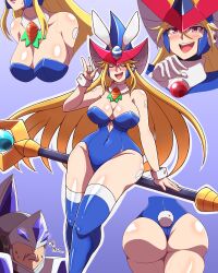 berkana big_ass big_breasts bunnysuit gareth_(mega_man) mega_man mega_man_x mega_man_xtreme noburockman tagme witch