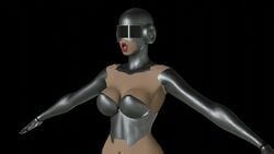 1girls animated boobs bouncing_breasts breasts cyborg device dr_riesgo fantasy female female_only gwendolyn_(rick_and_morty) no_sound open_mouth rick_and_morty sex_doll solo tits video