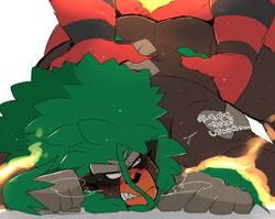 incineroar from nintendo by hyaku (artist)
