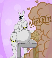 ass fart fart_fetish female hi_res lilwuffler_(artist) machine nude robot sitting solo