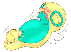 blush closed_eyes color dunsparce female female_only feral insertion lying masturbation nude on_back pokemon pussy_juice solo tagme tail vulva wings