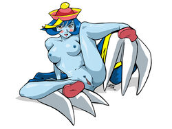 anus blue_skin breasts capcom clitoris darkstalkers dovianax-z hsien_ko jiangshi lei-lei lei_lei nipples nude nude_female pubic_hair pussy small_breasts tagme