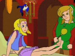 1boy 1girls cd-i edit female footjob link link_(cd-i) nintendo penis princess_zelda straight_hair tagme the_legend_of_zelda the_legend_of_zelda_(cd-i) zelda_(cd-i)