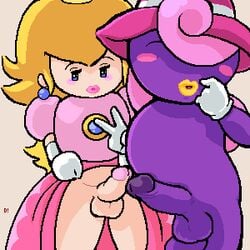 male peach from mario (series) by d!