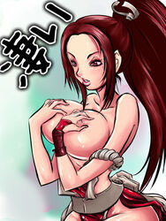 female female_only human king_of_fighters mai_shiranui sergevirusx snk solo tagme