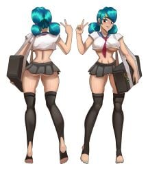 chiotosaurio original original_character school_uniform solo_female
