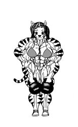 abs e19700 female hair muscular muscular_arms muscular_female muscular_legs muscular_thighs tail weights