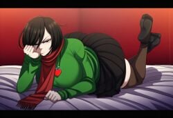 ai_generated cneko-chan huge_ass huge_breasts kitten undertale undertale_(series) undertale_fanfiction