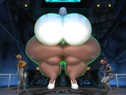 bbw big_ass big_breasts breasts bubble_butt cleavage female haydee huge_ass huge_breasts hyper_ass overweight qzk_forte size_theft the_twins_(atomic_heart) thick_thighs wide_hips