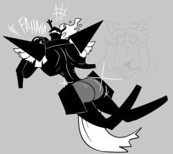 asriel_dreemurr asriel_dreemurr_(deltarune) ass ass_focus comic december december_holiday deltarune dess_holiday meme roaring_knight undertale undertale_(series)