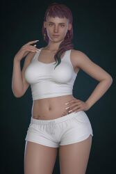 1girl 1girls 3duk ai_assisted cassidy_(life_is_strange) dyed_hair female female_focus female_only life_is_strange life_is_strange_2 nail_polish only_female solo solo_female