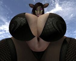 big_ass big_breasts breasts bubble_butt cleavage female ferialexonar furry huge_ass huge_breasts hyper_ass hyper_breasts second_life tagme thick_thighs