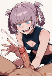 1boy 1girl1boy 1girls ai_generated call_of_the_night dominant domination female femdom femdomfantasyai forced human kissing nanakusa_nazuna ruined_orgasm taller_girl yofukashi_no_uta