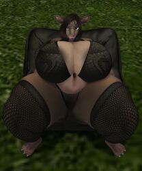 big_ass big_breasts breasts bubble_butt cleavage female ferialexonar furry huge_ass huge_breasts hyper_ass hyper_breasts tagme thick_thighs