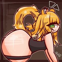 1girls ass female female_focus female_only ju_fufu ju_fufu_(zenless_zone_zero) large_ass light-skinned_female light_skin mr_zr0 solo thick_thighs thighs wide_hips zenless_zone_zero