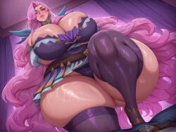 1girl 1girls ai ai-created ai_art ai_assisted ai_generated ass ass_bigger_than_head big_ass big_breasts big_butt big_thighs blush blushing breasts breasts_bigger_than_head curves curvy curvy_body curvy_female curvy_figure curvy_hips female female_focus gigantic_ass gigantic_breasts hips hips_wider_than_shoulders huge_ass huge_breasts huge_butt huge_thighs league_of_legends light-skinned_female light_skin long_hair looking_at_viewer massive_ass massive_breasts massive_butt massive_thighs pink_hair seraphine_(league_of_legends) sexy sexy_body simple_background smile smiling smiling_at_viewer solo_female thick_ass thick_thighs thighs twentyam voluptuous voluptuous_body voluptuous_female waifu wide_hips wide_thighs