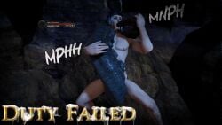 anal chastity_cage final_fantasy_xiv gpose_(ffxiv) male rape tentacle_sex